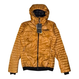 Adidas Terrex Jacket Size 2XL Brown Hooded Techrock Primaloft Insulated Hiking - Picture 1 of 10