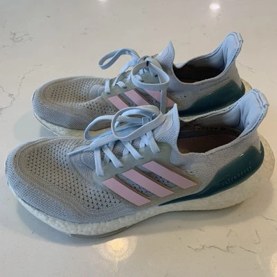 Adidas ULTRABOOST 21 Mujer Tenis Fresh Candy Zapatos para Correr Mujer 7 Foto 1 de 4