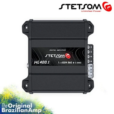 Stetsom HL 400.1 Full Range Amplifier 2 Ohms Mono 400W RMS - Image 1 of 4