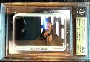 TOPPS VAULT 1/1 BGS 9.5 2019 STAR WARS SKYWALKER'S SAGA BEN KENOBI'S SACRIFICE - Foto 1 di 2
