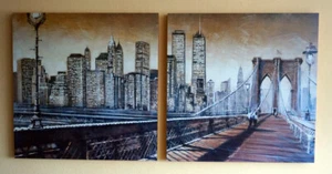 2 große Bilder New York auf Holz (MDF) - versandkostenfrei - Bild 1 von 3