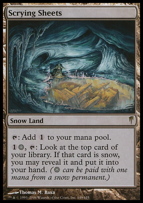 Scrying Sheets X (1) MTG Cold Snap  Excellent/Near Mint (RG) 4RCards - Image 1 of 1