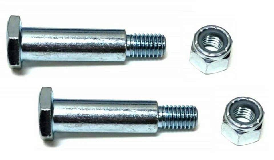 2 Bolts & Lock Nuts for Craftsman, Husqvarna 4898H, 532004898 Toro 112-0334 + - Image 1 of 1