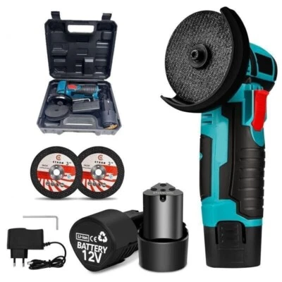 MINI SMERIGLIATRICE DOPPIA BATTERIA LITIO FRULLINO PORTATILE 13500 RPM 12 V - Immagine 1 di 4