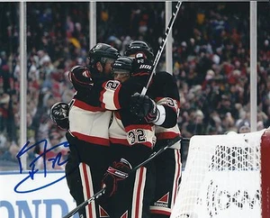 Signed 8x10 KRIS VERSTEEG Chicago Blackhawks Photo - COA - Picture 1 of 1