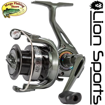 LION Acis Spin Pro Spinrolle 1000 bis 3000 - Forellen UL Ultra Light Angelrolle