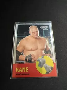 KANE ( Vintage 2007 WWE *TOPPS HERITAGE II CHROME* Card #21 ) GLEN JACOBS - Picture 1 of 2