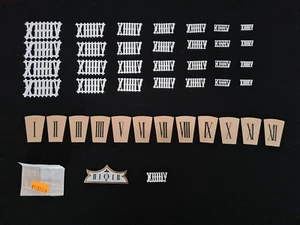 Konvolut Ziffernsatz römisch Kuckucksuhr Wanduhr Plastik Metall Ersatzteile - Bild 1 von 10