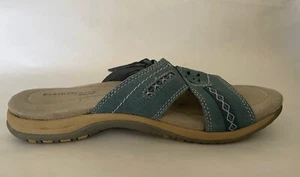 Earth Origins Women’s Suede Frost Grey Sizzle Sandals, size 8, New in box - Picture 1 of 9