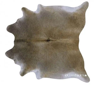 Grey Palomino Brazilian Cowhide Rug: XL - Picture 1 of 6