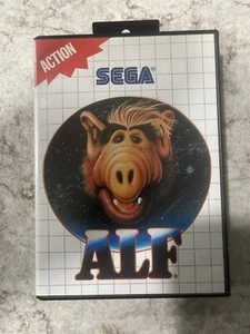 Alf Sega Master System SMS CIB Case Cart Manual Poster - Picture 1 of 15