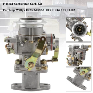 F Head Carburetor Carb Kit For Jeep Willys CJ3b M38A1 CJ5 F134 17701.02 F8 S2 - Bild 1 von 14