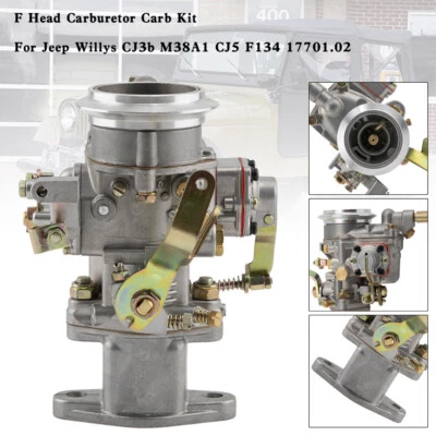 F Head Carburetor Carb Kit For Jeep Willys CJ3b M38A1 CJ5 F134 17701.02 F8 S2 — 第 1/4 张图片