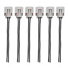 6Pcs 20Awg High Impedance Female Fuel Injector Connector Electrical Plug Pigtail