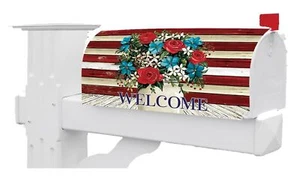 Flag Florals Mailbox Cover - Picture 1 of 1