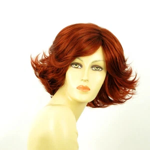 Perruque femme courte Roux cuivré intense JEANETTE 350 - Picture 1 of 9