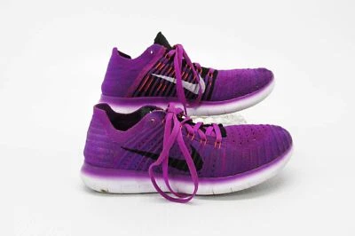 Nike женщин обуви бесплатный RN Flyknit размер 8 М кроссовок работает Athletic подержанные xq - Изображение 1 из 4