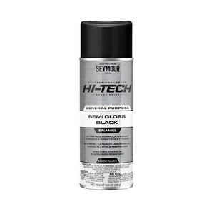 16-139 Seymour Hi-Tech Enamel Spray Paint, Semi-Gloss Black (12 oz.) - Picture 1 of 1