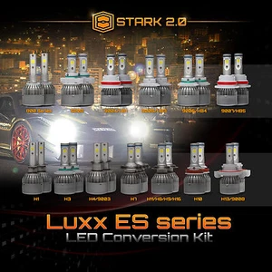LED 80W 9000LM Headlight Kit - H1 H3 H4 H7 H10 H13 5202 9004 9005 9006 9007 - Picture 1 of 8