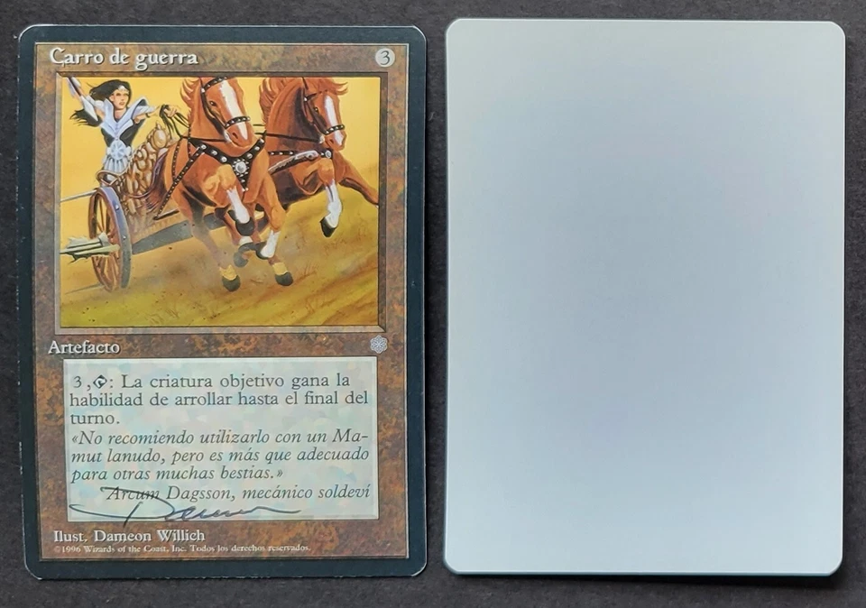 SIGNED MtG Magic D Willich Artist Proof _ Spanish Ice Age _ WAR CHARIOT _ 1/100! - Image 1 of 1