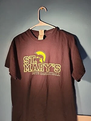 Футболка баскетбольная для мальчиков Gildan 100% хлопок St. Marys Spartans Lynn размер M - Изображение 1 из 4