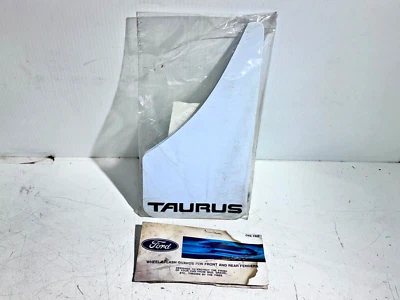 Protectores contra salpicaduras de rueda Ford Taurus NOS de colección protectores guardabarros - blanco Foto 1 de 4
