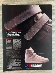 Brooks The Transition Basketball Shoe Sneaker Footwear 1983 Vintage Print Ad - Picture 1 of 1