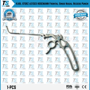 KARL STORZ 651503 HOSEMANN Punzone da incasso nasale sinusoidale frontale taglio circolare 8 - Foto 1 di 3