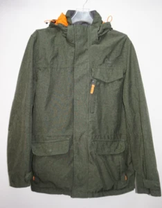 Gerry Dark Heather Green Jacket Mens Sz L Detachable Hood - Picture 1 of 4