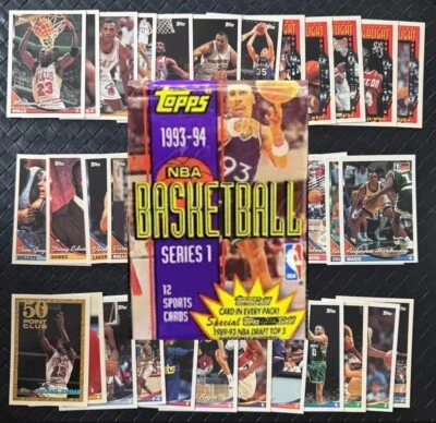 1993-94 TOPPS Basketball Trading Cards Complete Your Set U Pick Jordan 1/2 - Image 1 of 3
