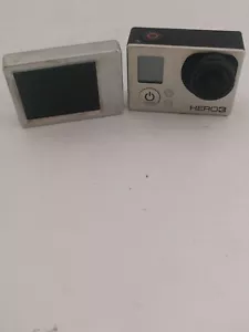 Used GoPro Hero 3 Black and Silver Edition CHDHX-301 w/ Non-touch screen YHD517L - Picture 1 of 8