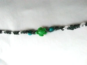 Anklet Natural Macrame Braided Hemp Adj Unisex Bracelet 9-13" USA Seller New - Picture 1 of 6