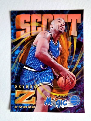 1996-97 SKYBOX Z-FORCE *Z-CLING* PARALLEL #65 DENNIS SCOTT ORLANDO MAGIC - Image 1 of 2