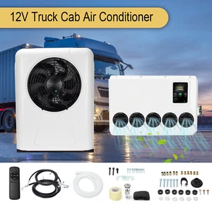 12000 BTU Truck Cab Air Conditioner 12V Split AC Fits Semi Trucks Bus RV Caravan - Picture 1 of 11