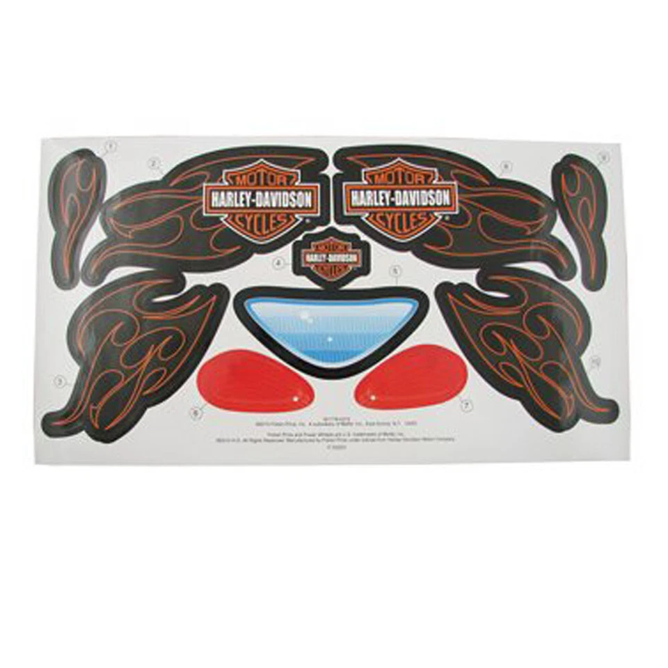 Pegatinas de repuesto para Fisher-Price Harley Davidson Motor Tough Trike W1778 Foto 1 de 1