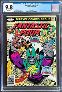 Fantastic Four 208 CGC 9.8 White 1979 Marvel Comics 1st Appearance New Champions - Picture 1 of 5