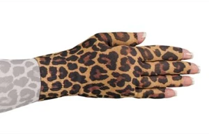 LEO LEOPARD abgestufter Kompressionshandschuh von LYMPHEDIVAS, JEDE GRÖSSE & NIVEAU, neu - Bild 1 von 4