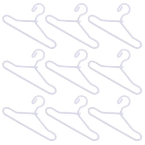50 Pcs Mini Doll Hanger Hangers for Small Clothes Miniature Metal Coat Baby - Picture 1 of 12