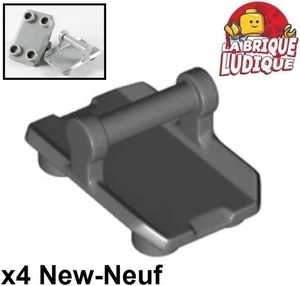 LEGO 4x Plana Modificada 2x3 Rocker Shield Escudo Mango Gris Oscuro 30166 Nuevo - Bild 1 von 1