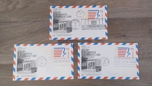 Lot von 3 Postkarten - gestempelt, Vintage Stil - leere Rückseiten - Bild 1 von 5