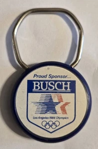 1984 Olympic Busch Beer Key Chain St Louis Busch Grand Prix Cup August 14-15 J29 - Picture 1 of 2