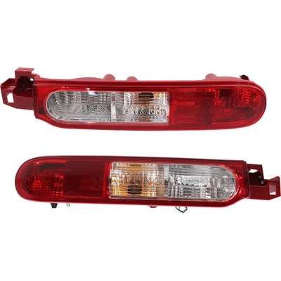 Juego de luces traseras para Nissan Cube 2009-2011 izquierda y derecha transparente/rojo halógeno CAPA Foto 1 de 4
