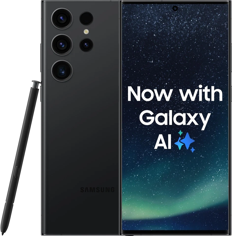 Samsung Galaxy S23 Ultra SM-S918B/DS - 512GB - Phantom Black (Ohne Simlock) - Bild 1 von 1