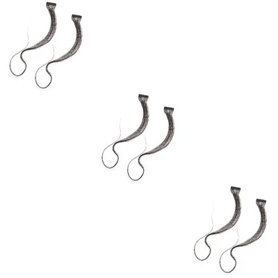  3 Count Echthaar Ponytail Haare Zubehör Clip in Haarverlängerungen Nahtlos - Bild 1 von 4