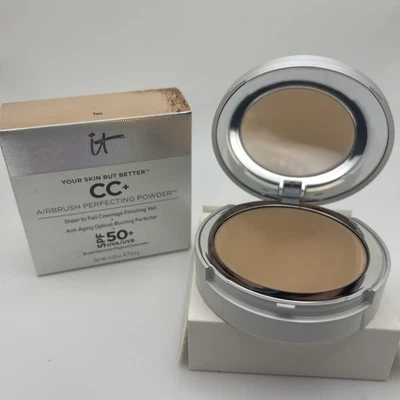 It Cosmetics Your Skin But Better CC+ Airbrush Perfecting Powder TAN NIB SPF 50+ - Image 1 of 4