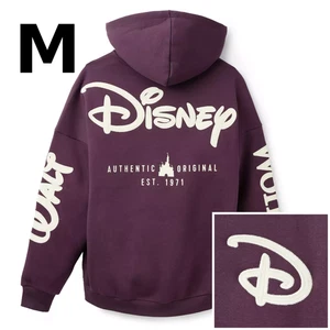 Disney Parks Purple Zip Hoodie Adult MEDIUM Walt Disney World Authentic Original - Picture 1 of 3