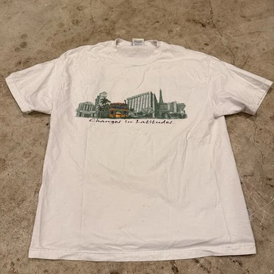 Jimmy Buffett Margaritaville Shirt Mens XL White Las Vegas Parrot Graphic STAINS - Image 1 of 4