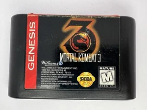 Mortal Kombat 3 (Sega Genesis, 1995) Auténtico Probado y Funcionando - Imagen 1 de 6