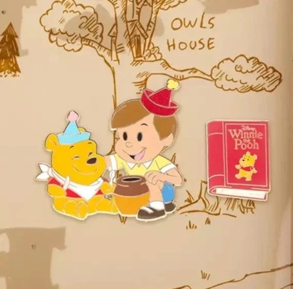 Prendedor de madera Disney Winnie the Pooh cien acres Christopher Robin 12/12 2025 Foto 1 de 1