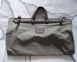 Line of Trade Weekender Bag No. 0312 Olive Green Canvas Leather – Used - Picture 1 of 3